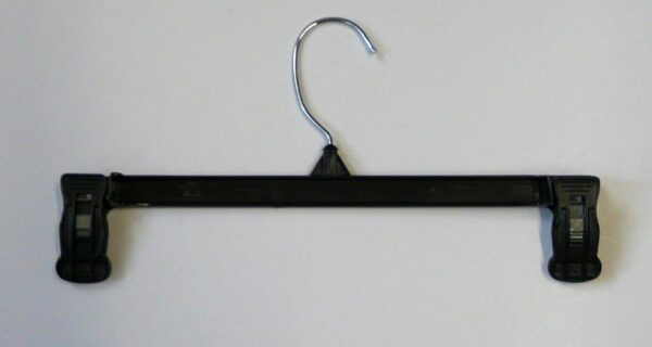 Recycled Black 12" Pinch Grip Bottom Hanger