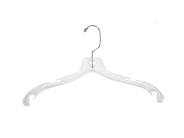 Clear 17" Top Hanger - New - Rotating Hook, Notches