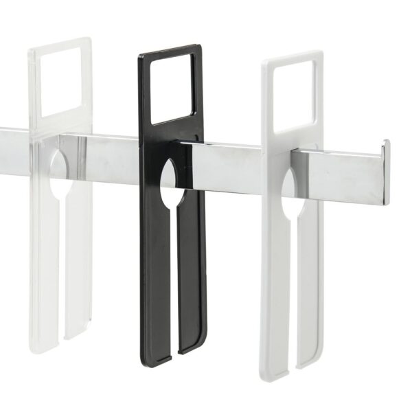 Black Rectangular Size Dividers With a Framed Window - Image 2