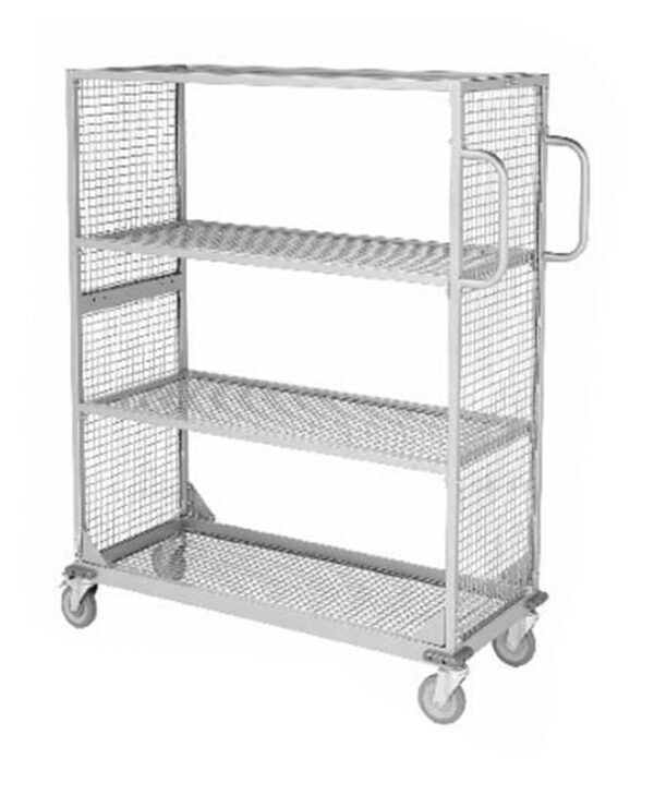 Back Panel Kit for 4 Shelf Merchandise Cart - Image 3