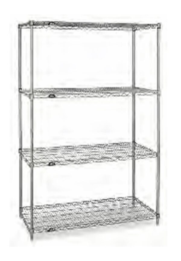 Stationary Wire Shelving Unit - Image 2