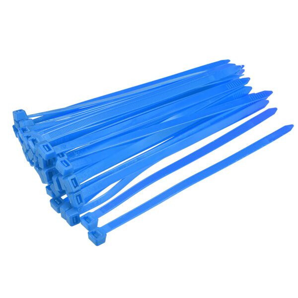 7" Blue Nylon Cable Zip Ties