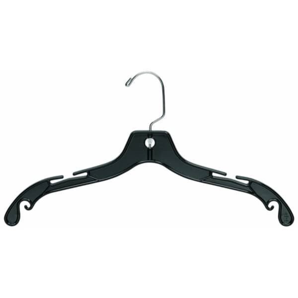 17" New Heavy Duty Top Black Hanger